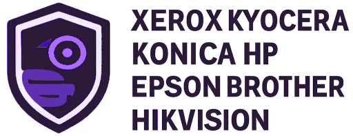 Xerox Kyocera Konica, HP, Epson, Brother, Hikvision